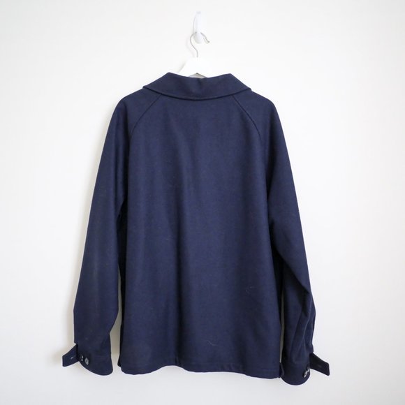 Pendleton Vintage Mens Navy 100% Virgin Wool Jacket Size Large - Picture 2 of 5